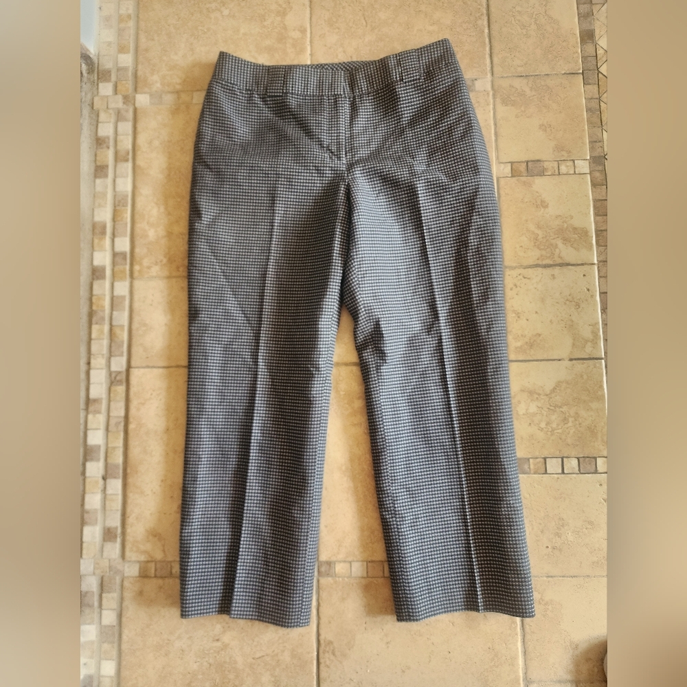 Ann Taylor Women's Checkered Cropped Pants